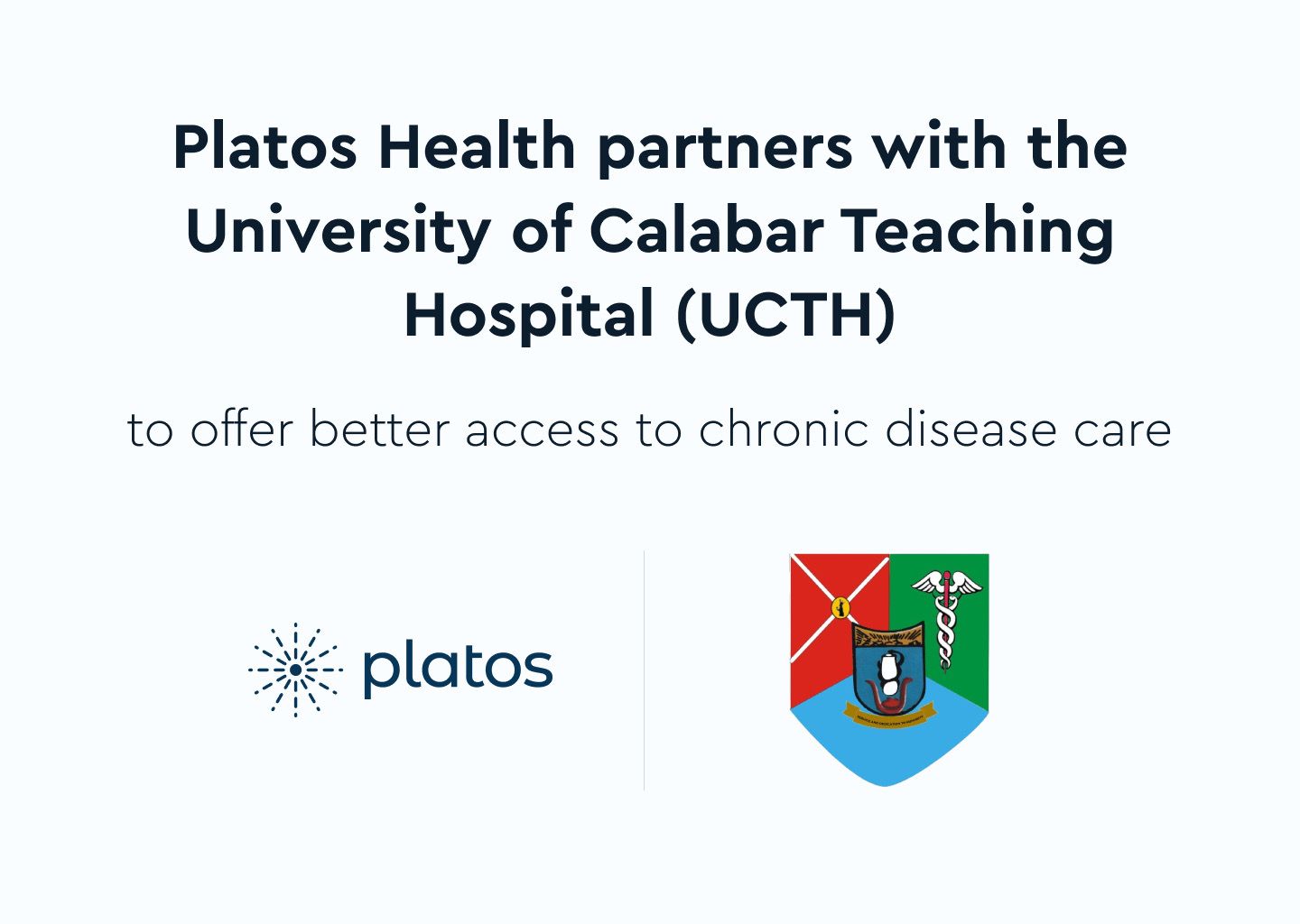 Platos Health partners with the University of Calabar Teaching Hospital (UCTH) to offer better access to chronic disease care.